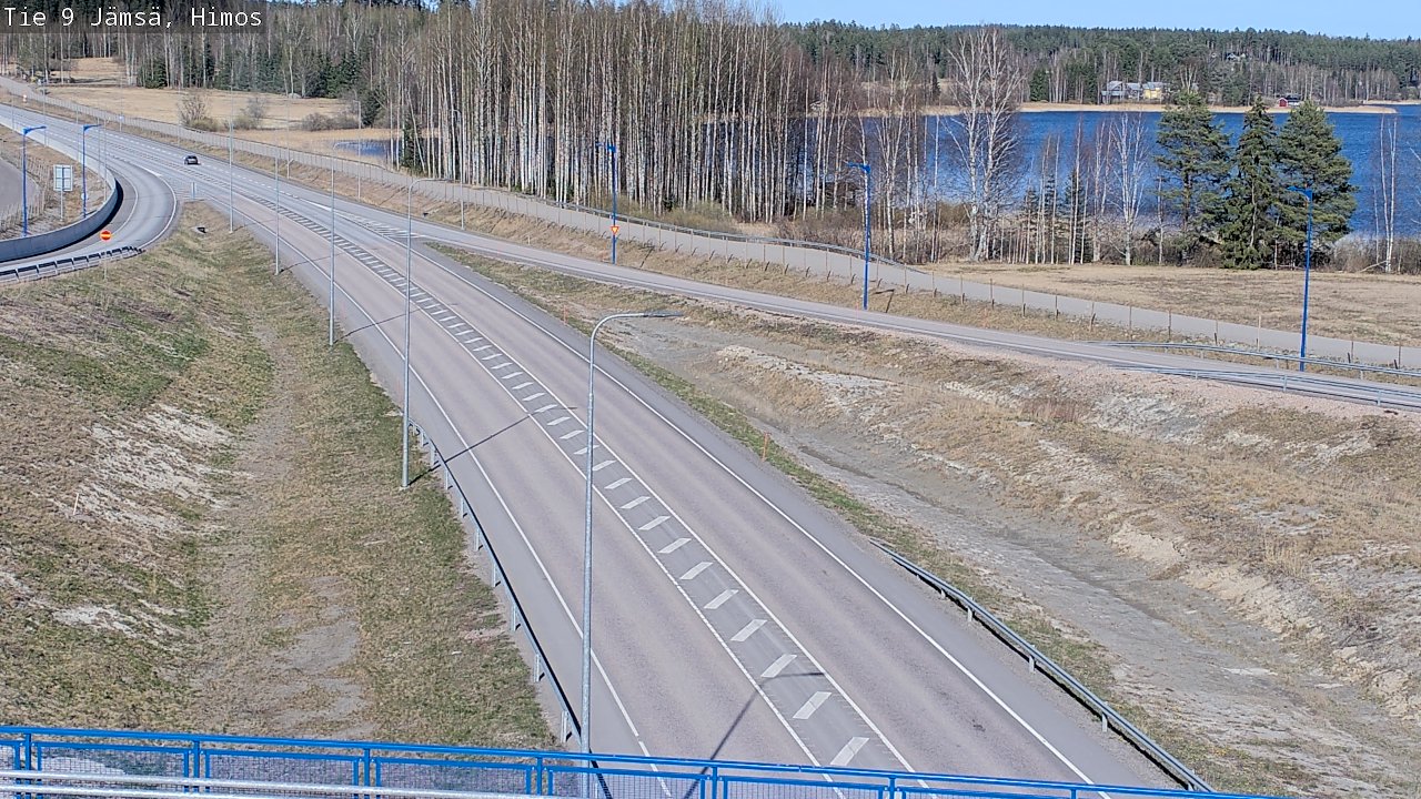 Weather Camera Image Väg 9 Jämsä, Himos, Jämsä, Keski-Suomi