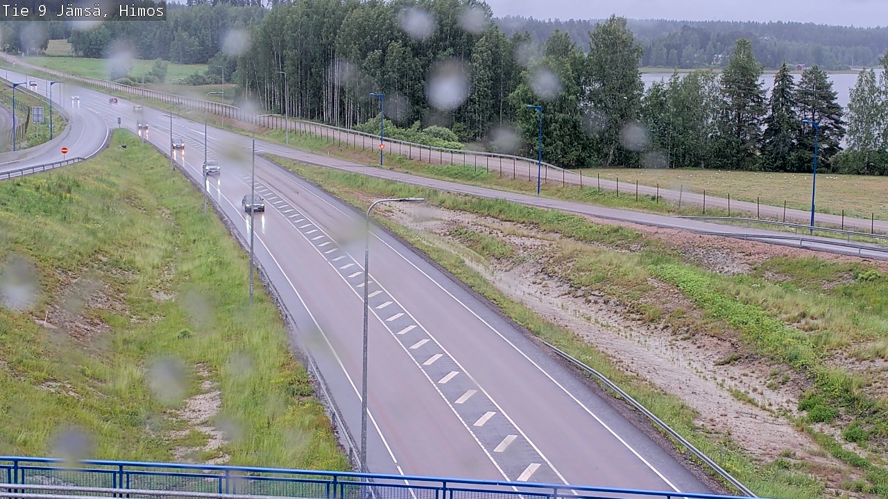 Weather Camera Image Väg 9 Jämsä, Himos, Jämsä, Keski-Suomi
