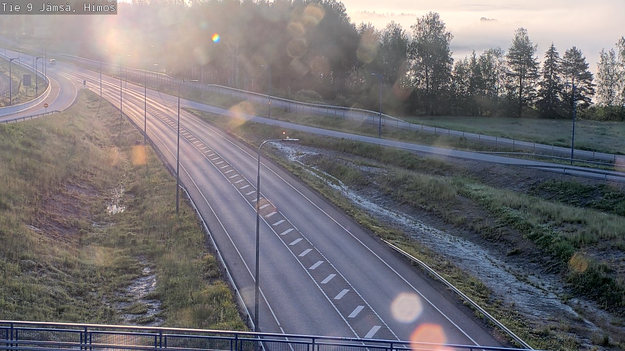 Weather Camera Image Väg 9 Jämsä, Himos, Jämsä, Keski-Suomi