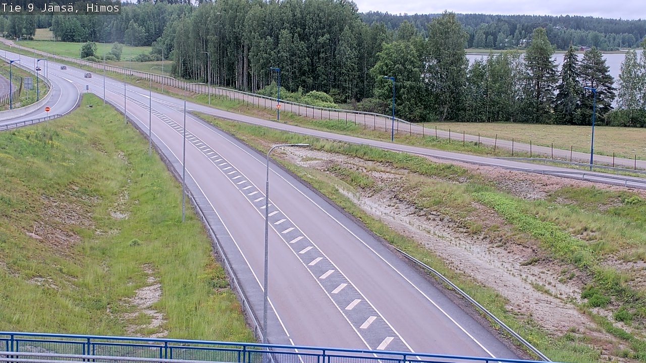 Weather Camera Image Väg 9 Jämsä, Himos, Jämsä, Keski-Suomi