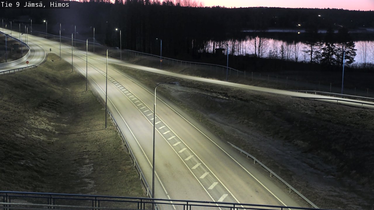 Weather Camera Image Väg 9 Jämsä, Himos, Jämsä, Keski-Suomi