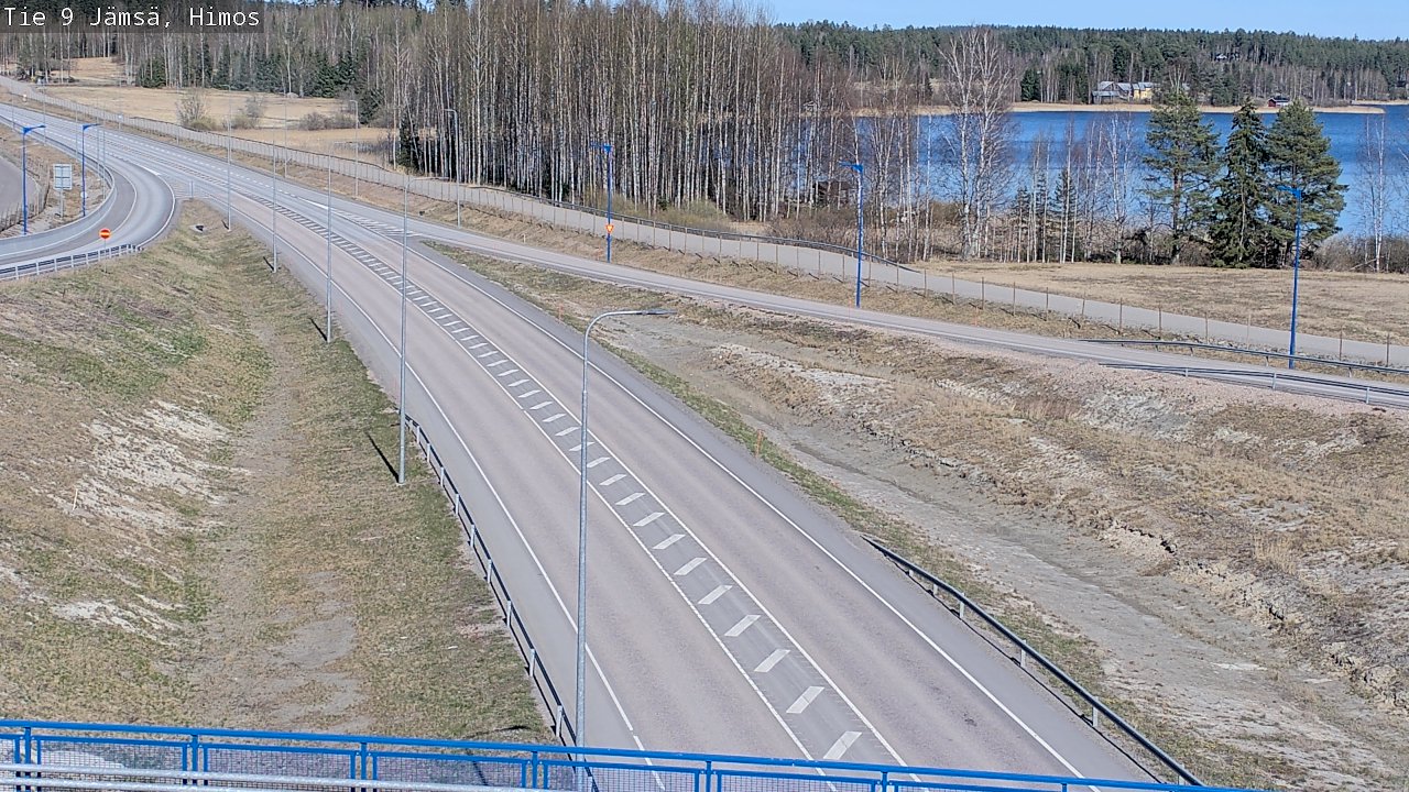 Weather Camera Image Väg 9 Jämsä, Himos, Jämsä, Keski-Suomi