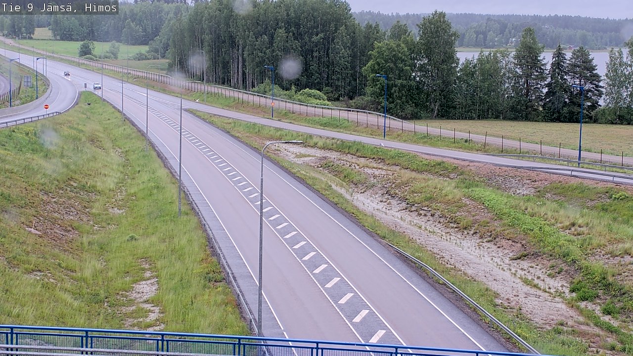Weather Camera Image Väg 9 Jämsä, Himos, Jämsä, Keski-Suomi
