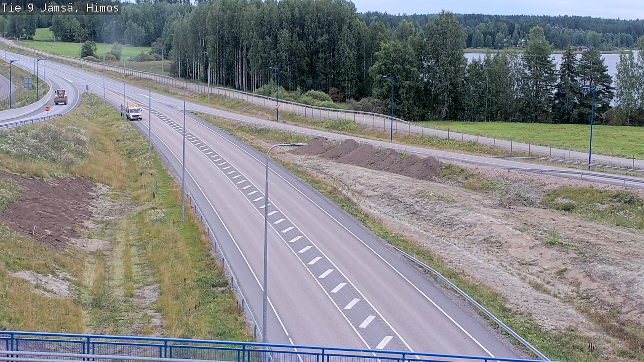 Weather Camera Image Väg 9 Jämsä, Himos, Jämsä, Keski-Suomi