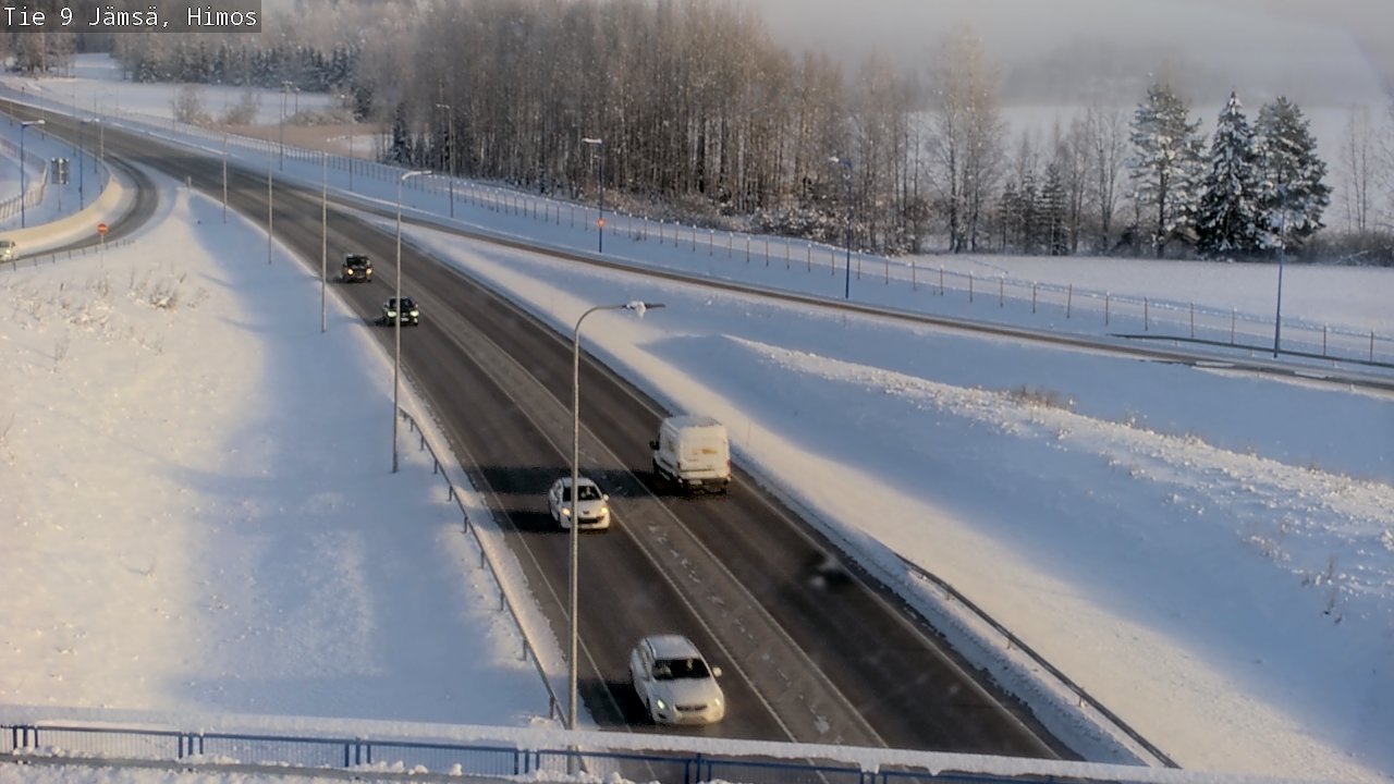 Weather Camera Image Väg 9 Jämsä, Himos, Jämsä, Keski-Suomi