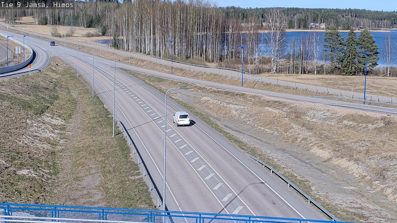 Weather Camera Image Väg 9 Jämsä, Himos, Jämsä, Keski-Suomi