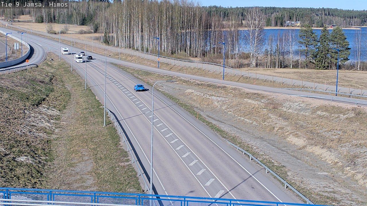 Weather Camera Image Väg 9 Jämsä, Himos, Jämsä, Keski-Suomi