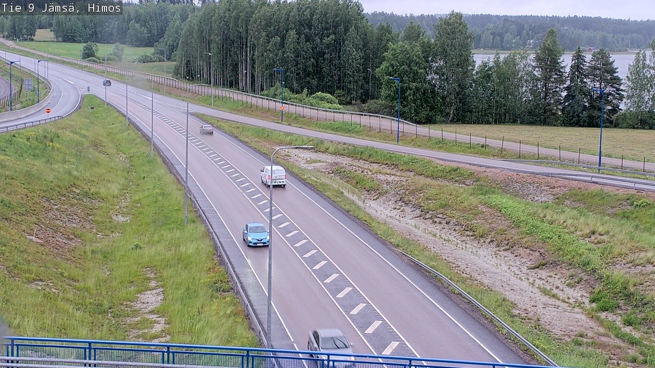 Weather Camera Image Väg 9 Jämsä, Himos, Jämsä, Keski-Suomi
