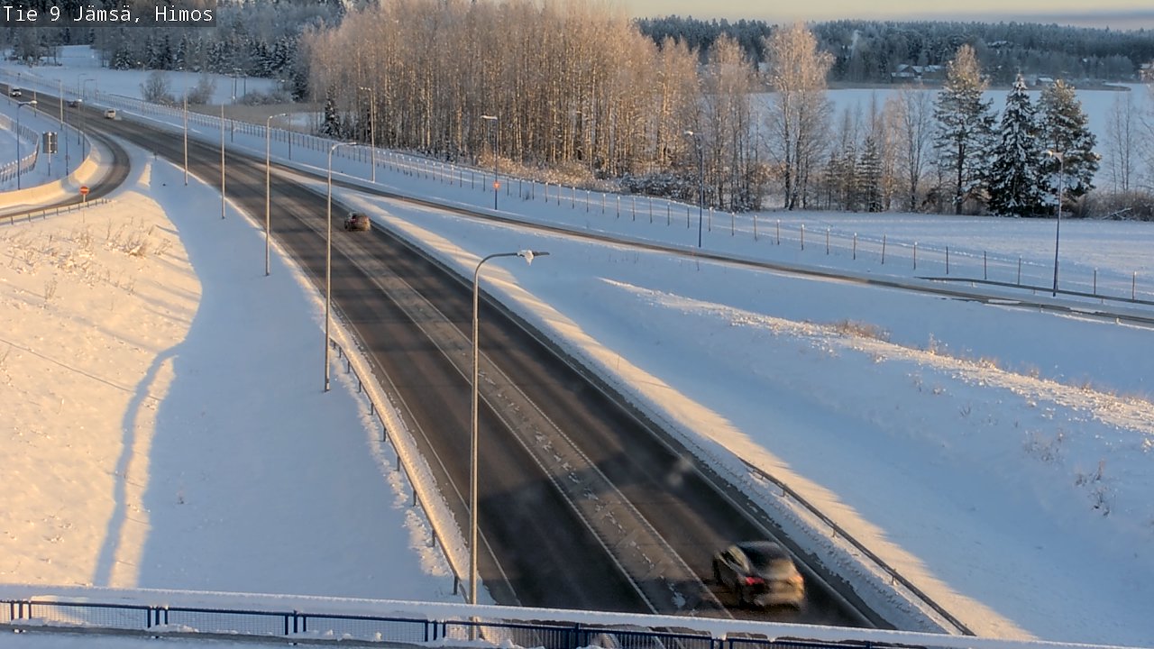 Weather Camera Image Väg 9 Jämsä, Himos, Jämsä, Keski-Suomi