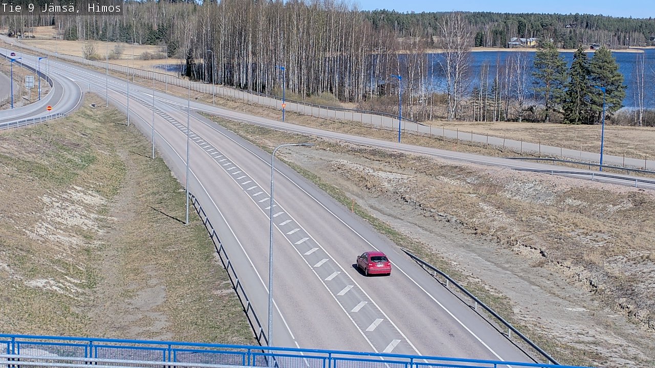 Weather Camera Image Väg 9 Jämsä, Himos, Jämsä, Keski-Suomi