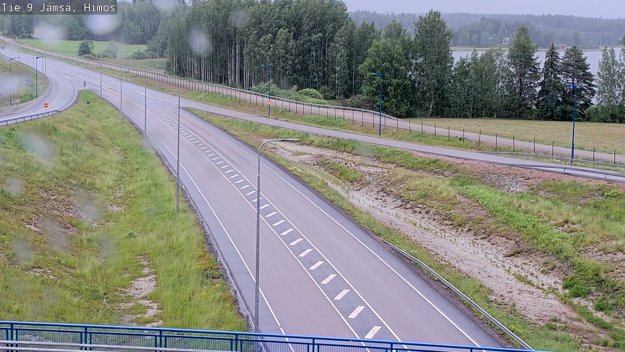 Weather Camera Image Väg 9 Jämsä, Himos, Jämsä, Keski-Suomi