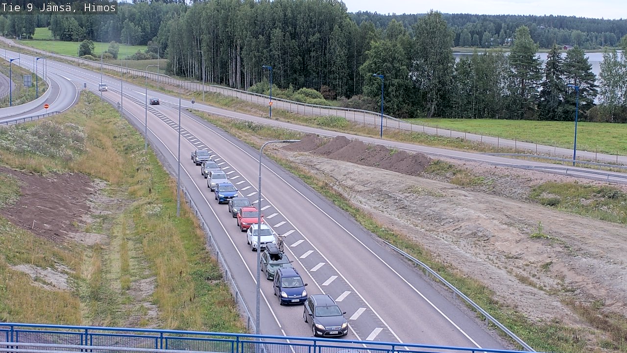 Weather Camera Image Road 9 Jämsä, Himos, Jämsä, Keski-Suomi