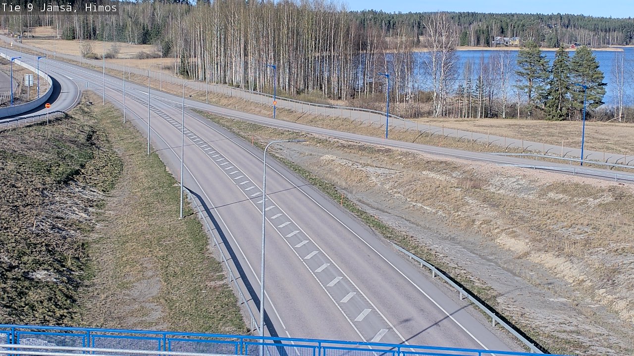 Weather Camera Image Väg 9 Jämsä, Himos, Jämsä, Keski-Suomi