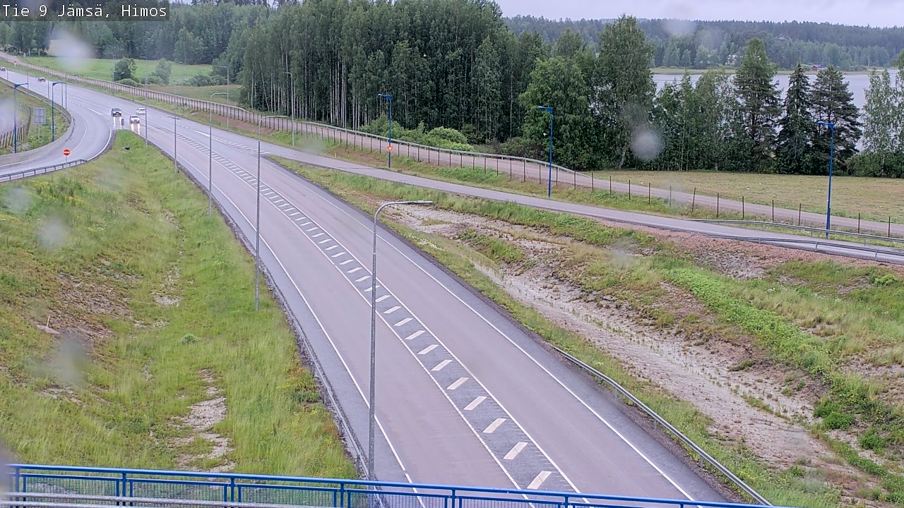 Weather Camera Image Väg 9 Jämsä, Himos, Jämsä, Keski-Suomi