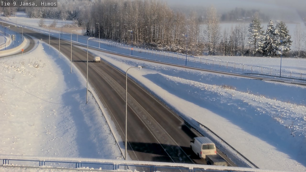 Weather Camera Image Väg 9 Jämsä, Himos, Jämsä, Keski-Suomi