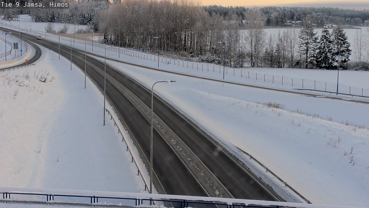 Weather Camera Image Väg 9 Jämsä, Himos, Jämsä, Keski-Suomi