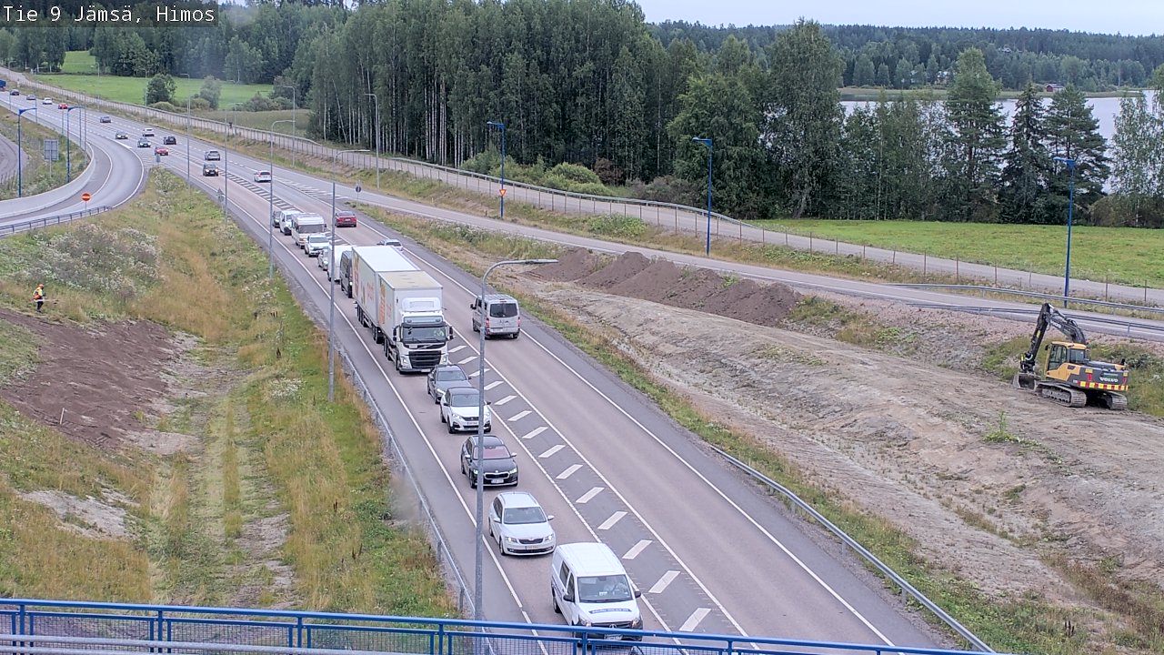 Weather Camera Image Road 9 Jämsä, Himos, Jämsä, Keski-Suomi