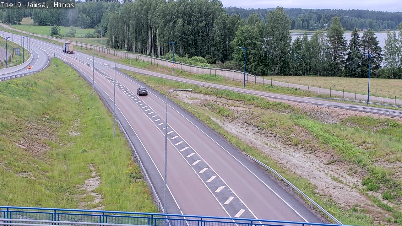 Weather Camera Image Väg 9 Jämsä, Himos, Jämsä, Keski-Suomi