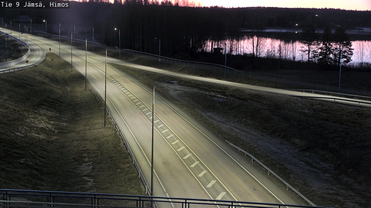 Weather Camera Image Väg 9 Jämsä, Himos, Jämsä, Keski-Suomi