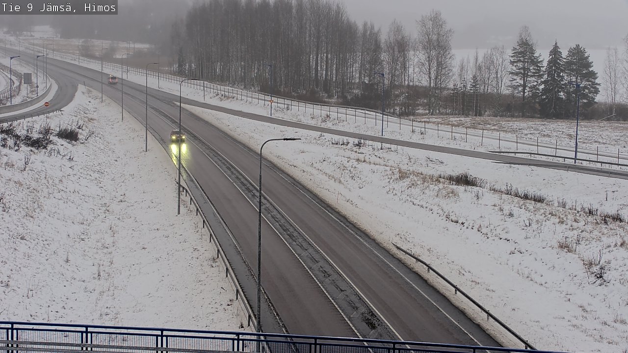 Weather Camera Image Väg 9 Jämsä, Himos, Jämsä, Keski-Suomi