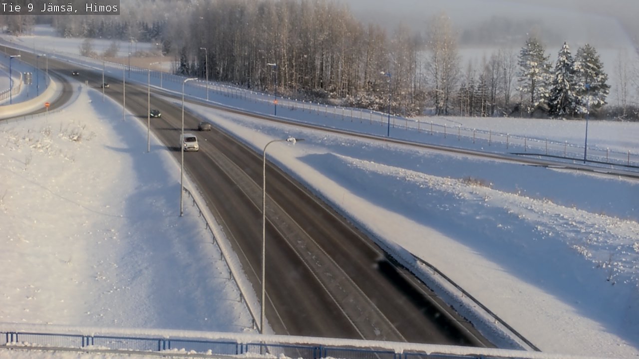 Weather Camera Image Väg 9 Jämsä, Himos, Jämsä, Keski-Suomi