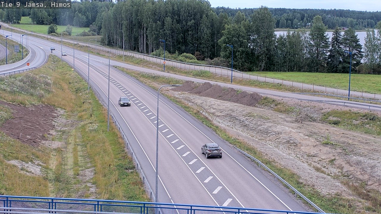 Weather Camera Image Väg 9 Jämsä, Himos, Jämsä, Keski-Suomi