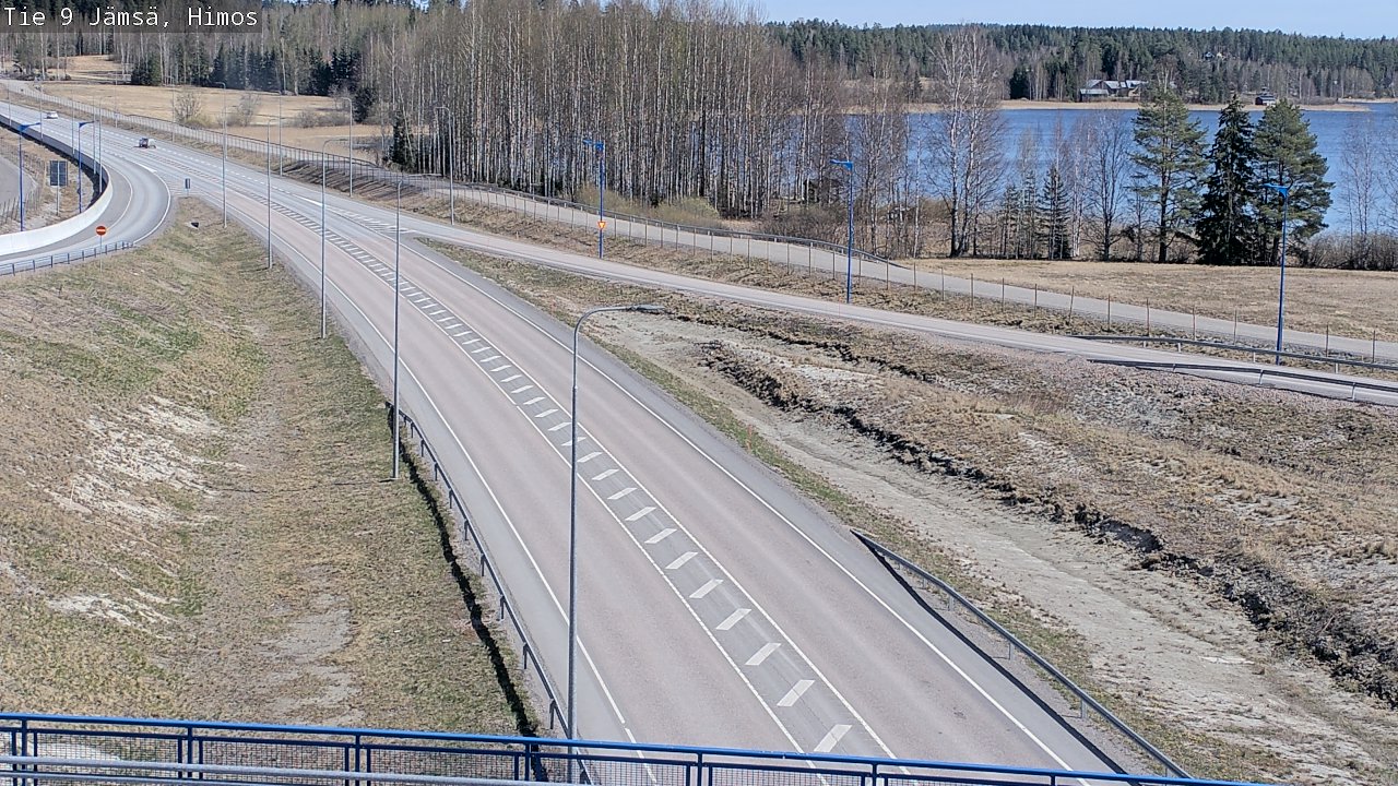Weather Camera Image Väg 9 Jämsä, Himos, Jämsä, Keski-Suomi
