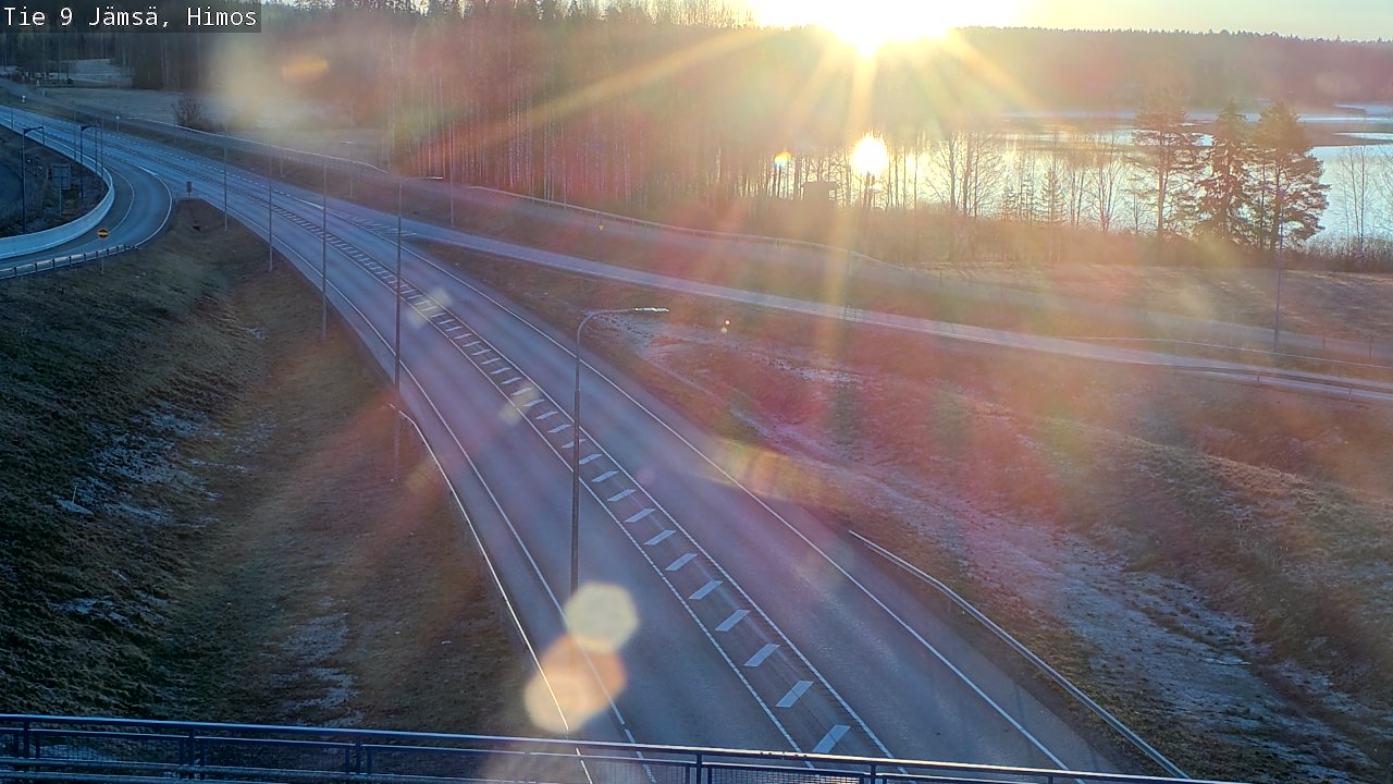 Weather Camera Image Väg 9 Jämsä, Himos, Jämsä, Keski-Suomi