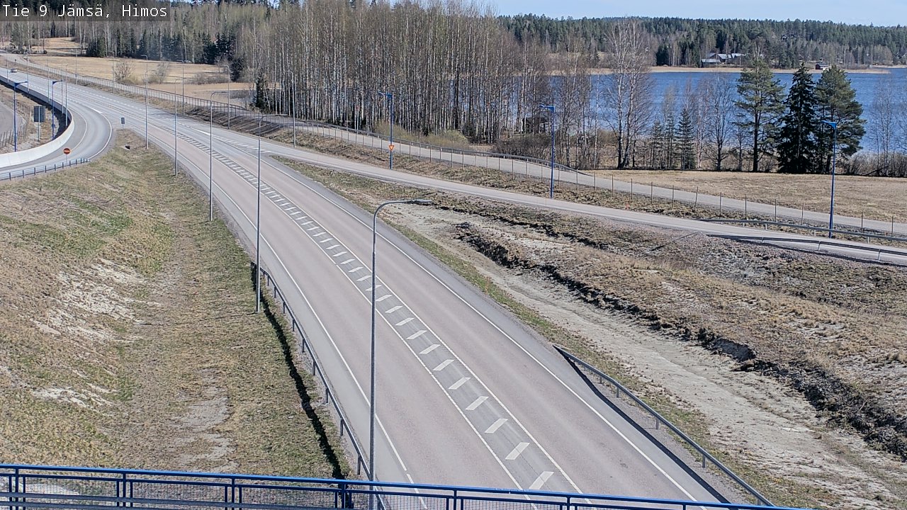 Weather Camera Image Väg 9 Jämsä, Himos, Jämsä, Keski-Suomi