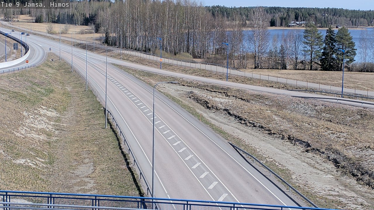 Weather Camera Image Väg 9 Jämsä, Himos, Jämsä, Keski-Suomi