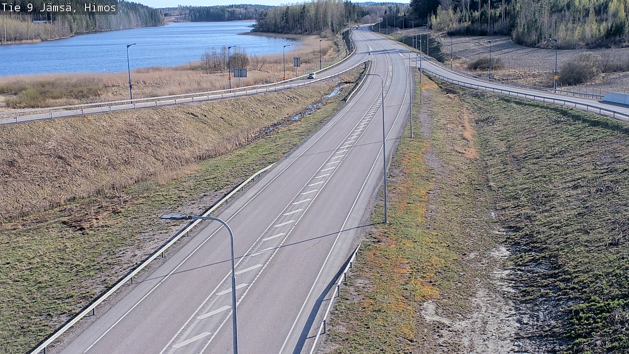 Weather Camera Image Road 9 Jämsä, Himos, Jämsä, Keski-Suomi