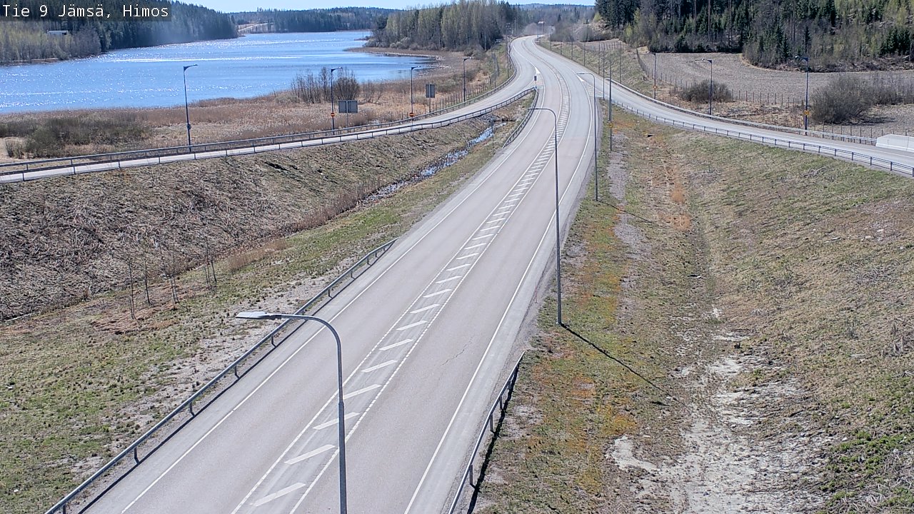 Weather Camera Image Road 9 Jämsä, Himos, Jämsä, Keski-Suomi