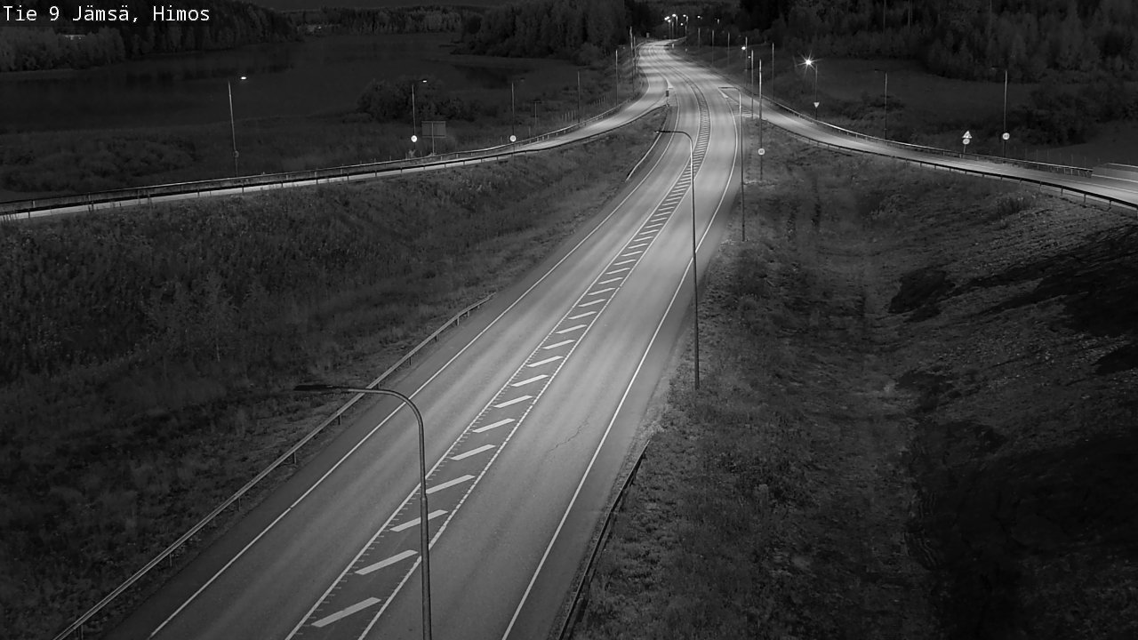 Weather Camera Image Väg 9 Jämsä, Himos, Jämsä, Keski-Suomi