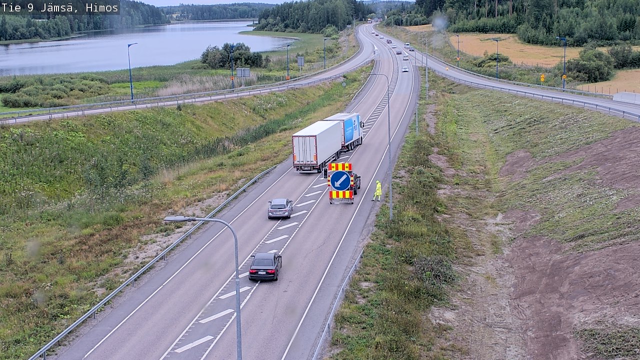 Weather Camera Image Road 9 Jämsä, Himos, Jämsä, Keski-Suomi