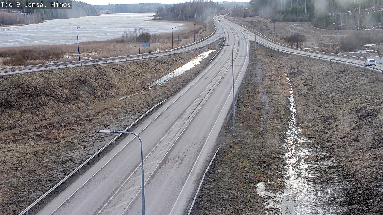 Weather Camera Image Väg 9 Jämsä, Himos, Jämsä, Keski-Suomi
