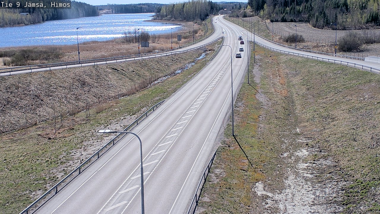 Weather Camera Image Road 9 Jämsä, Himos, Jämsä, Keski-Suomi