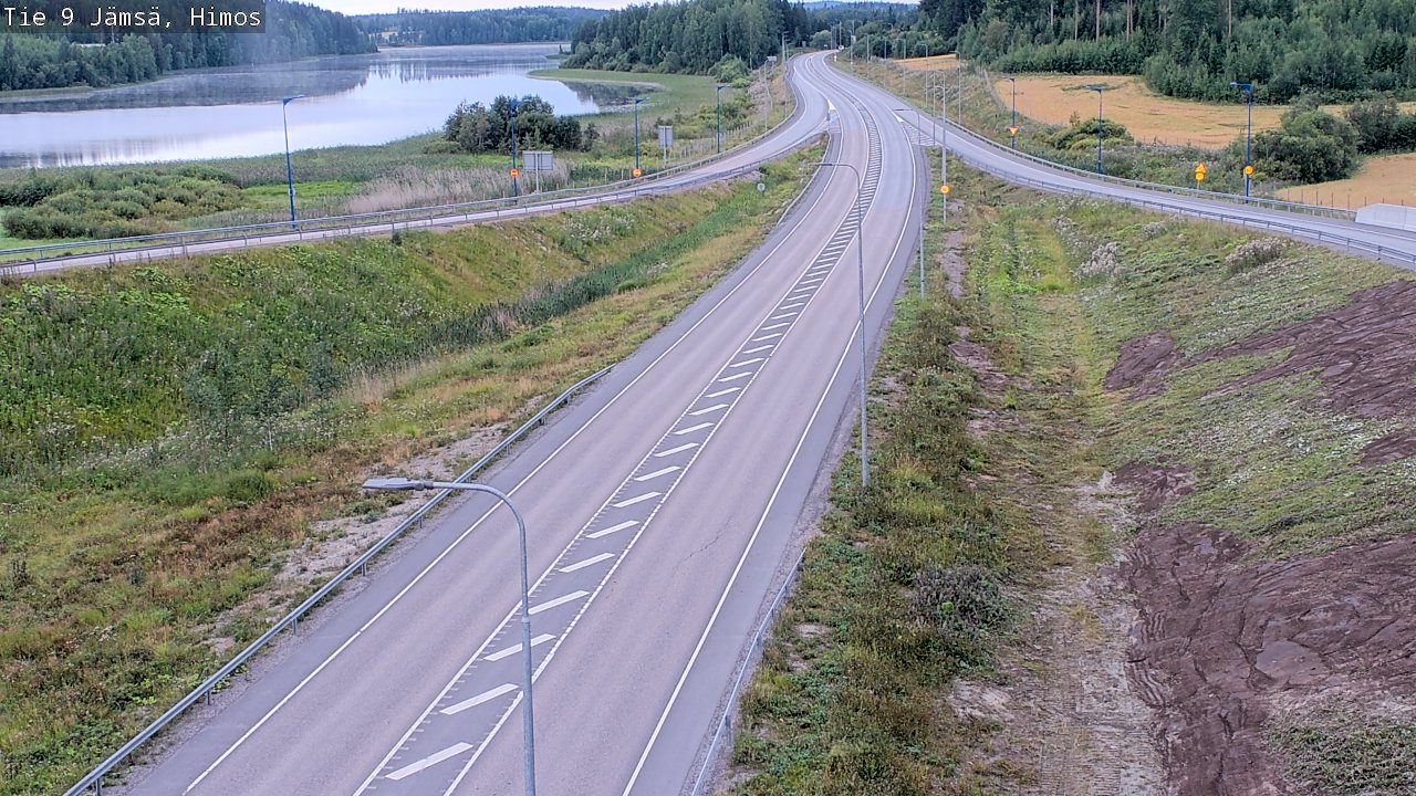Weather Camera Image Väg 9 Jämsä, Himos, Jämsä, Keski-Suomi