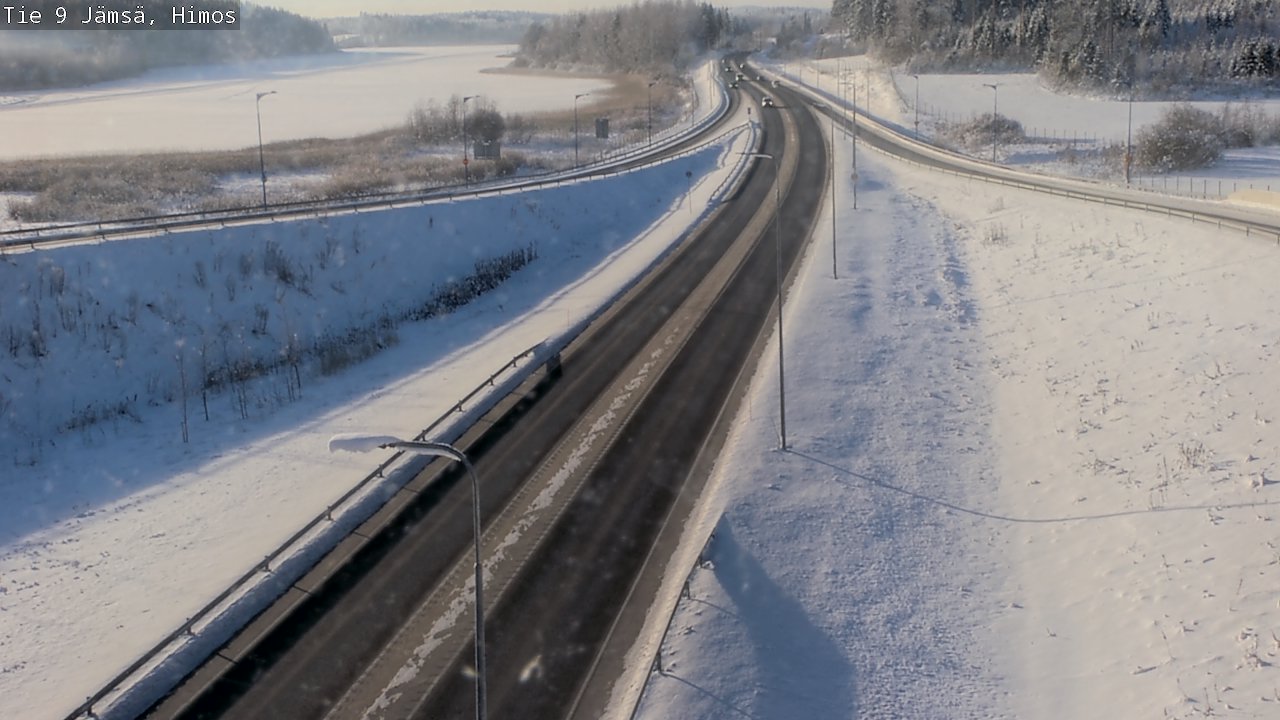 Weather Camera Image Road 9 Jämsä, Himos, Jämsä, Keski-Suomi