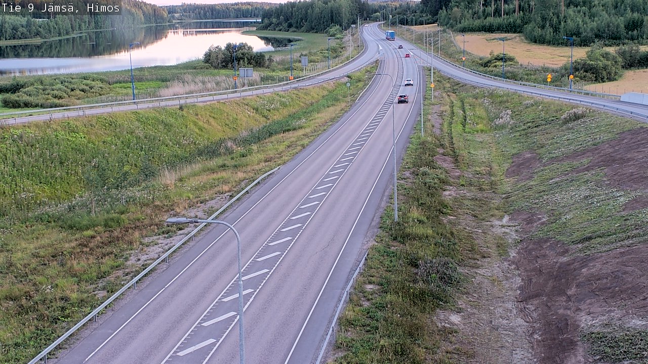 Weather Camera Image Väg 9 Jämsä, Himos, Jämsä, Keski-Suomi