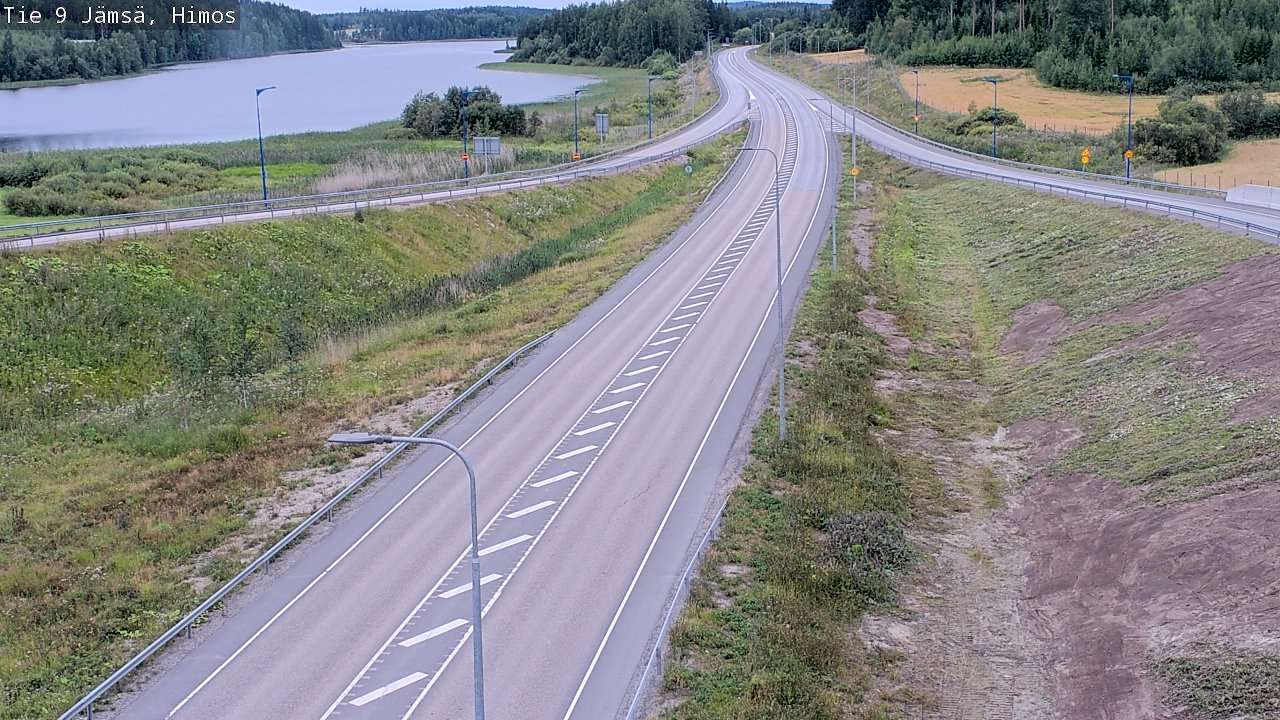 Weather Camera Image Road 9 Jämsä, Himos, Jämsä, Keski-Suomi