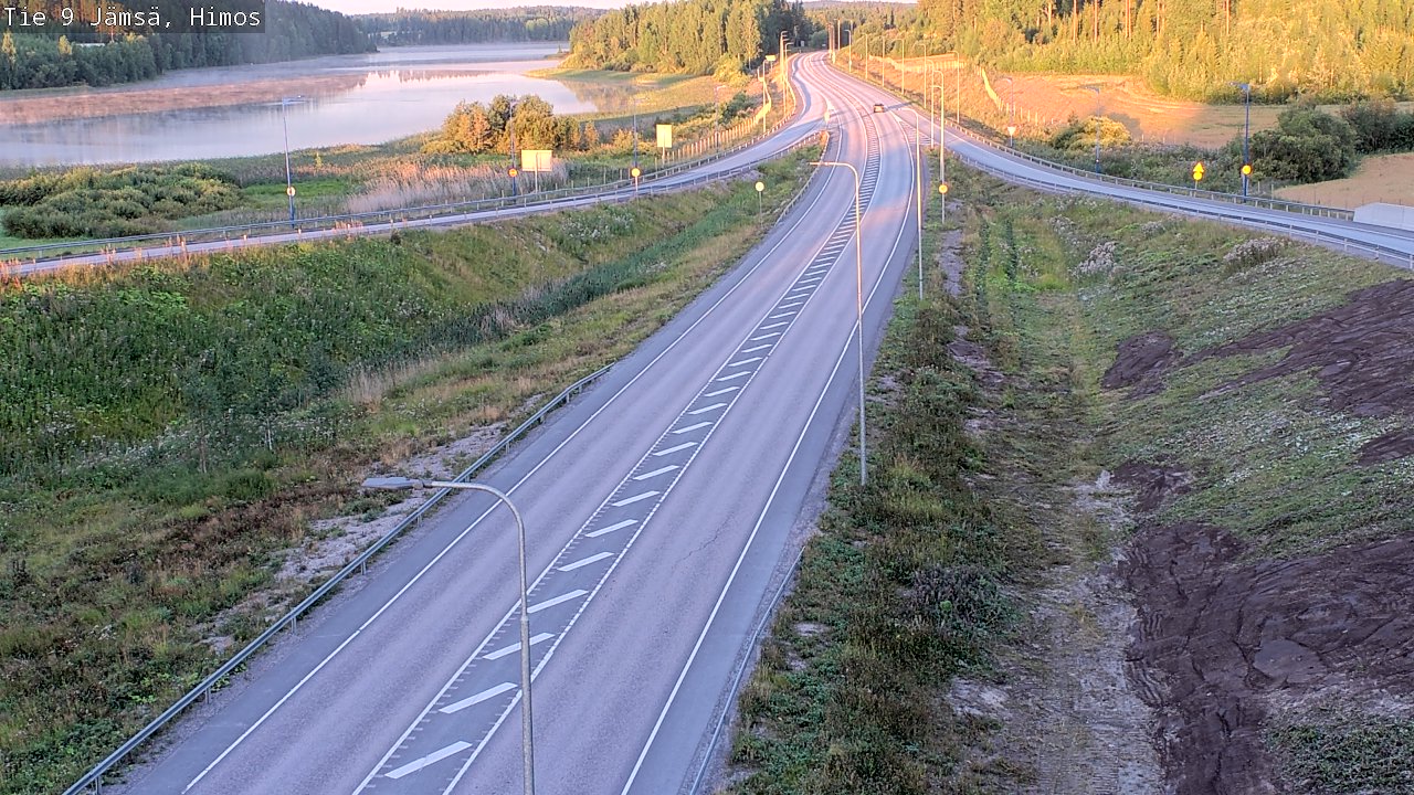 Weather Camera Image Väg 9 Jämsä, Himos, Jämsä, Keski-Suomi