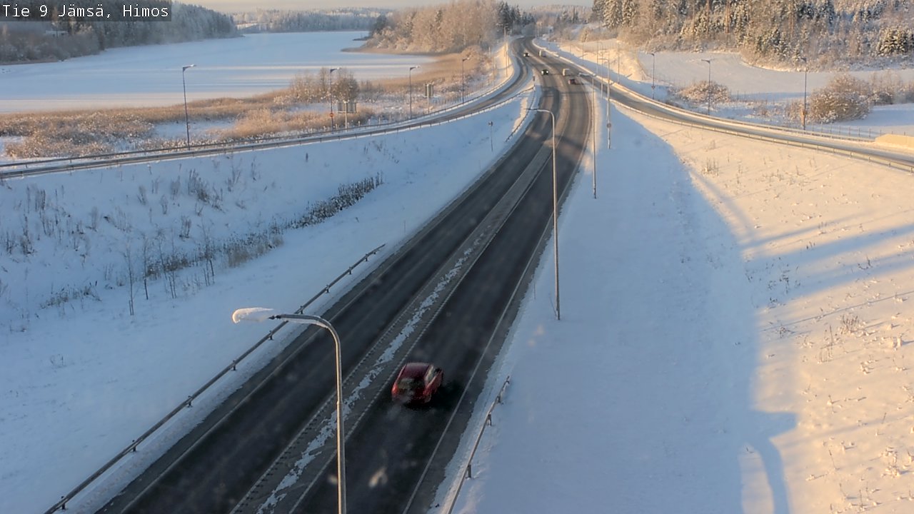Weather Camera Image Road 9 Jämsä, Himos, Jämsä, Keski-Suomi