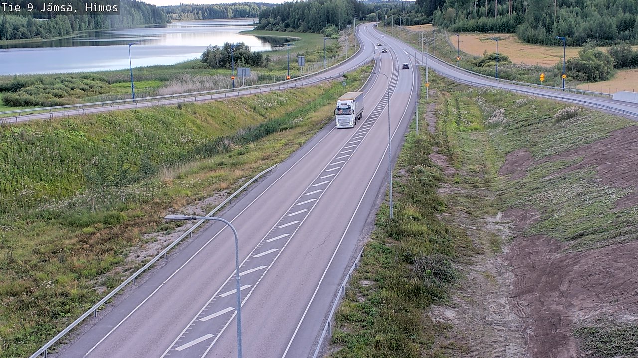 Weather Camera Image Väg 9 Jämsä, Himos, Jämsä, Keski-Suomi