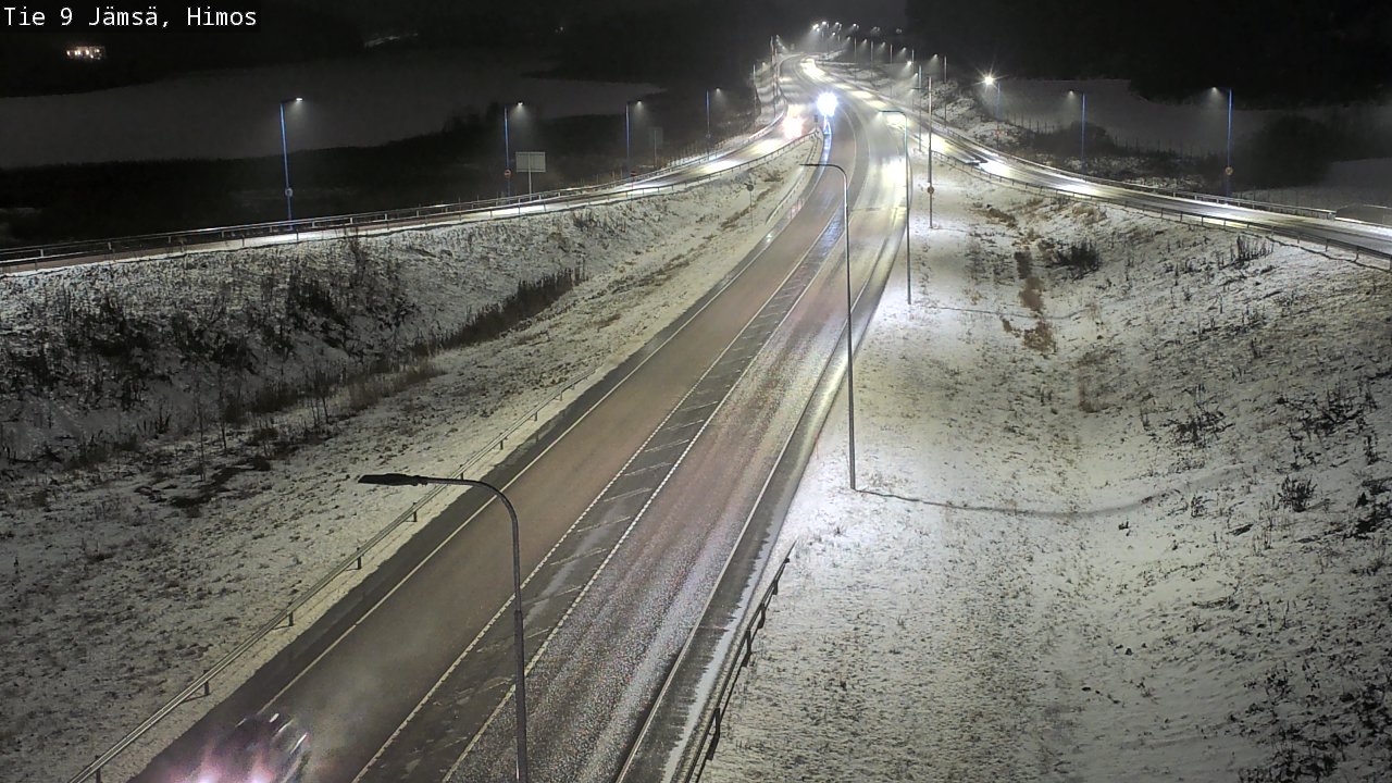 Weather Camera Image Road 9 Jämsä, Himos, Jämsä, Keski-Suomi