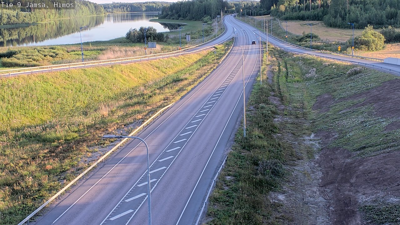 Weather Camera Image Väg 9 Jämsä, Himos, Jämsä, Keski-Suomi