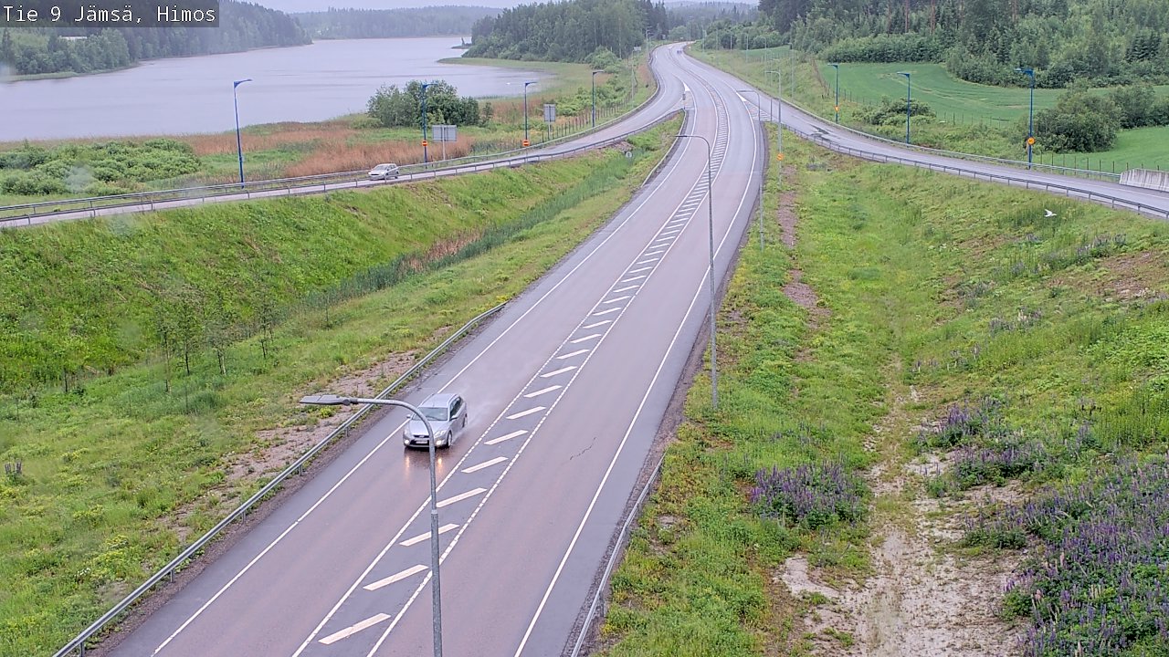 Weather Camera Image Väg 9 Jämsä, Himos, Jämsä, Keski-Suomi