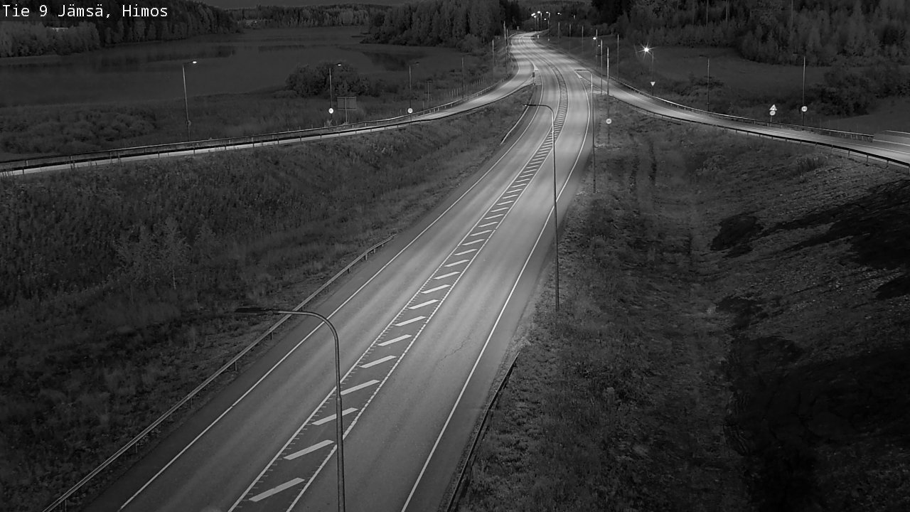 Weather Camera Image Väg 9 Jämsä, Himos, Jämsä, Keski-Suomi