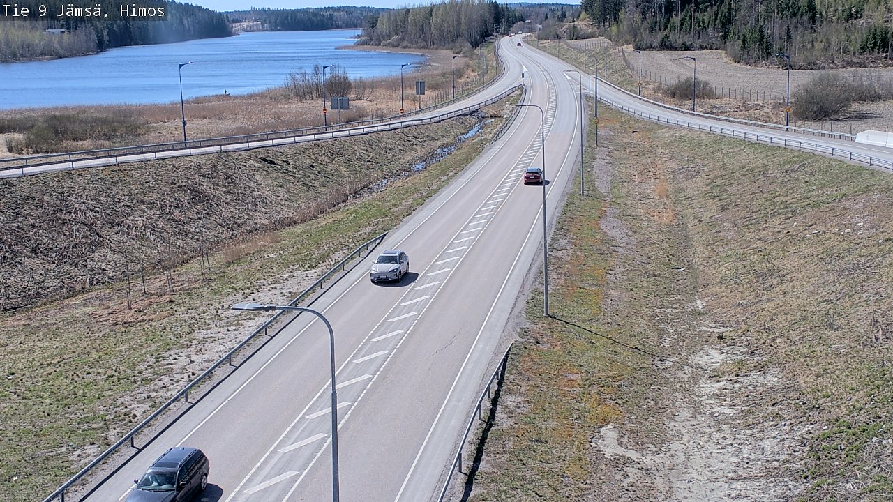 Weather Camera Image Road 9 Jämsä, Himos, Jämsä, Keski-Suomi
