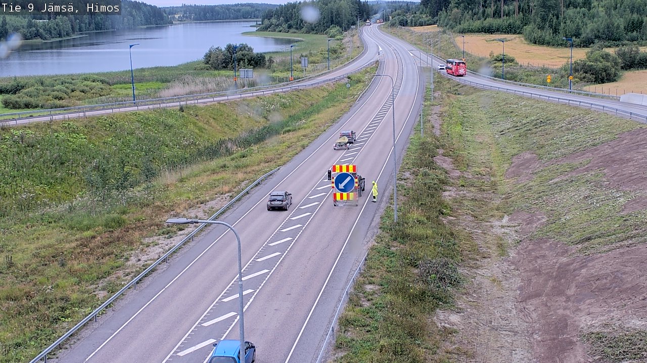 Weather Camera Image Road 9 Jämsä, Himos, Jämsä, Keski-Suomi