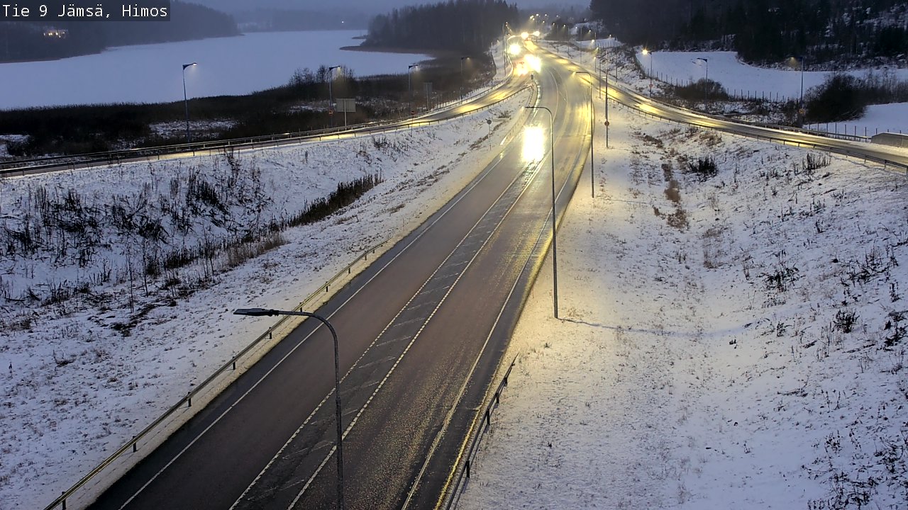 Weather Camera Image Road 9 Jämsä, Himos, Jämsä, Keski-Suomi